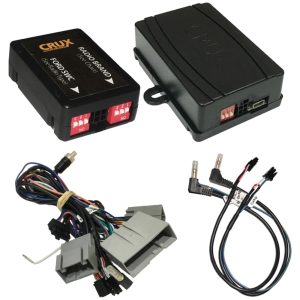 CRUX Radio Replacement with SWC Retention for Select '05-14 Ford/Lincoln/Mercury Vehicles