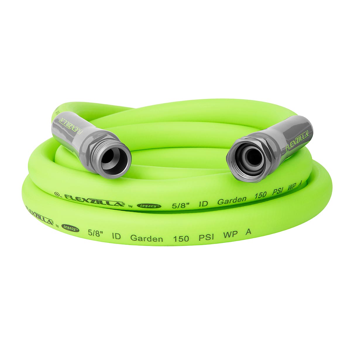 Flexzilla® Garden Hose 5/8" x 10' 3/4" - 11 1/2 GHT Fittings ZillaGreen® - Image 4