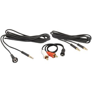 PAC dash mountable Aux input adapter 3.5mm to RCA adapter included