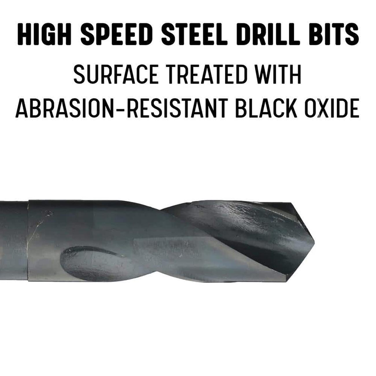 DRILL AMERICA 33/64" Reduced Shank HSS Drill Bit - 1/2" Shank - Image 3
