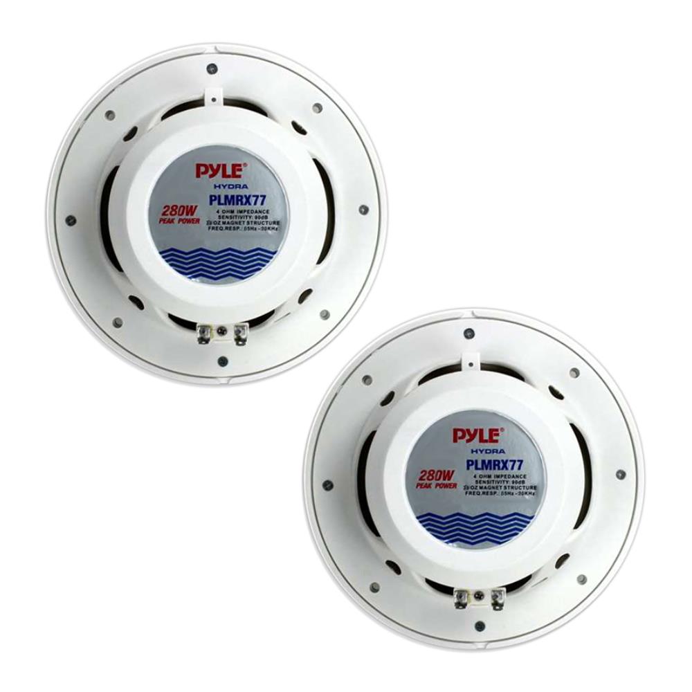 Pyle Marine 7.75” 2-Way Speakers (White)
