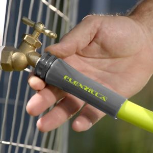 Flexzilla® Garden Hose 5/8" x 100' 3/4" - 11 1/2 GHT Fittings ZillaGreen®