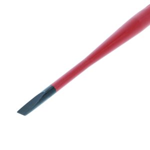 Wiha Insulated SlimLine Slotted Screwdriver with Cushion Grip 3.5mm x 100mm