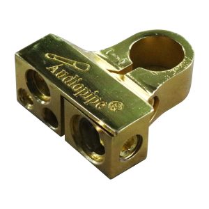 Audiopipe Gold Plated Battery Terminal Negative - Multi-Feed