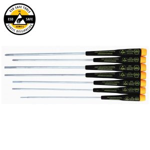 Wiha ESD Safe Precision Extra Long Screwdriver Set (7 Piece Set)