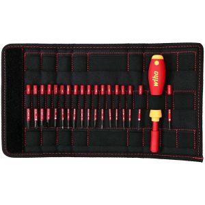 Wiha INSULATED SoftFinish SlimLine Interchangeable Blade Set (19 Piece Set)