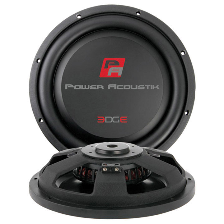 Power Acoustik 10" Shallow Mount Woofer 600W RMS/1200W Max Single 4 Ohm Voice Coil