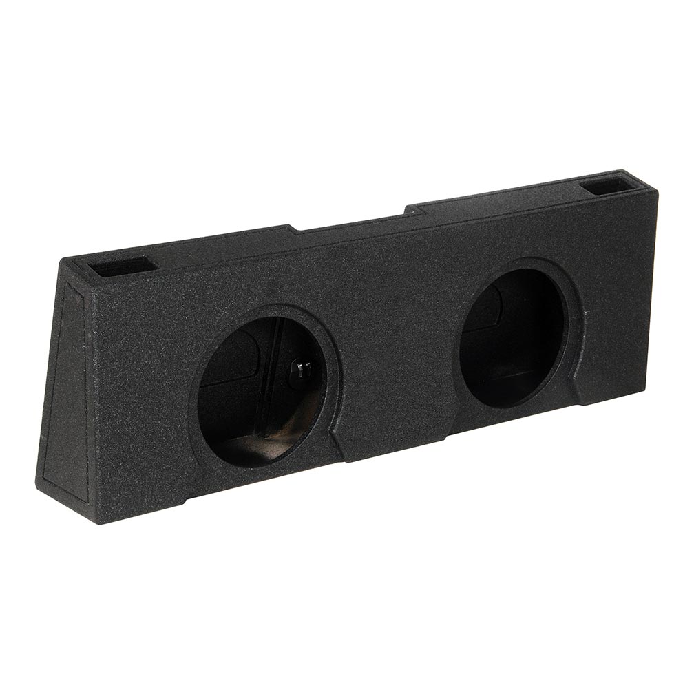 QPower "QBOMB" Chevy/GMC Crew Cab '07-'13 Dual 12" Vented Empty Woofer Box - Image 2