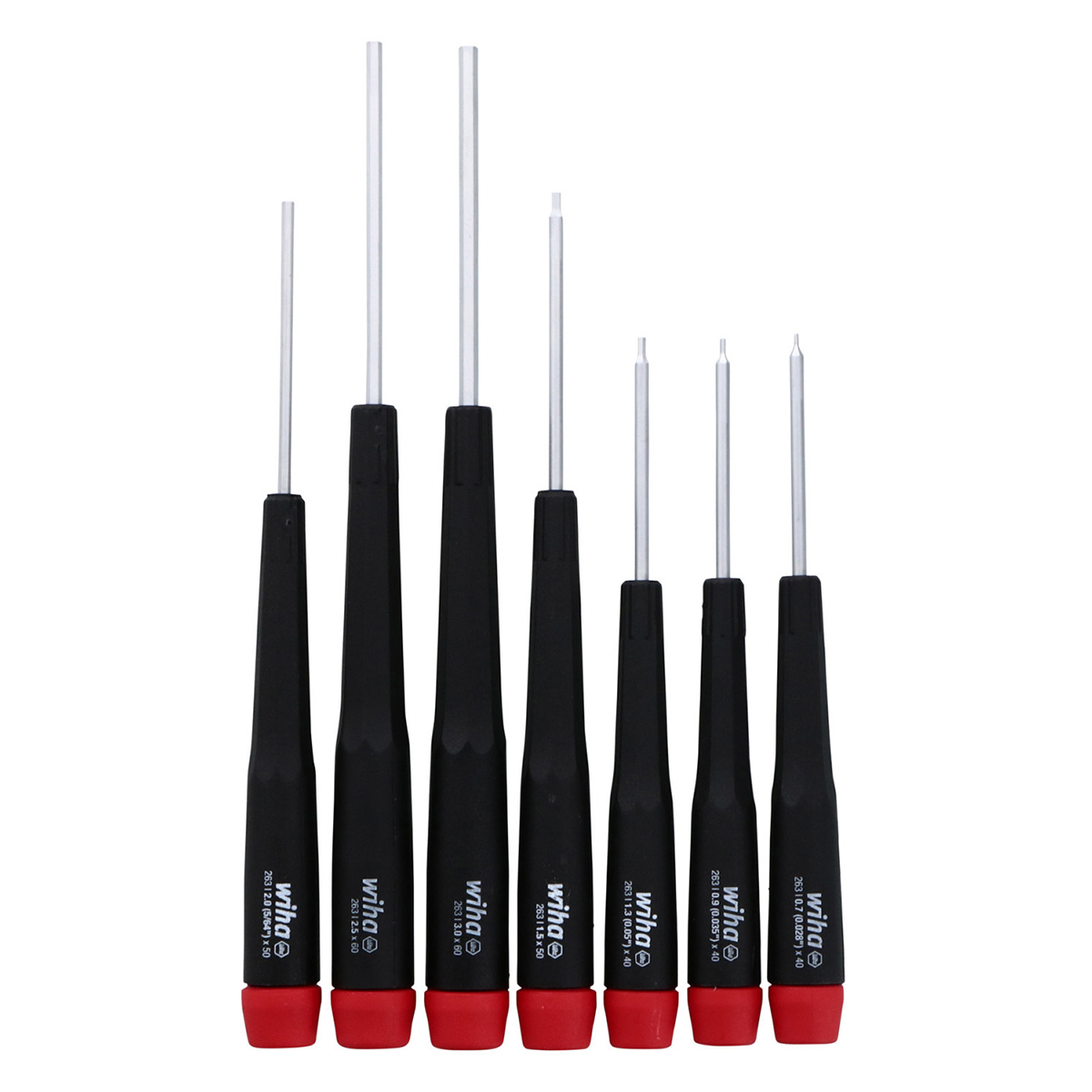 Wiha Precision Hex Metric Screwdrivers (7 Piece Set) - Image 2