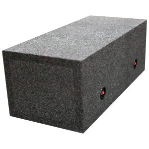 Dual 15″ Sealed Heavy Duty Square Empty Woofer Box