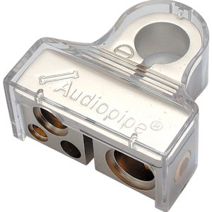 Audiopipe Platinum Finish Battery Terminal Positive - Multi-Feed