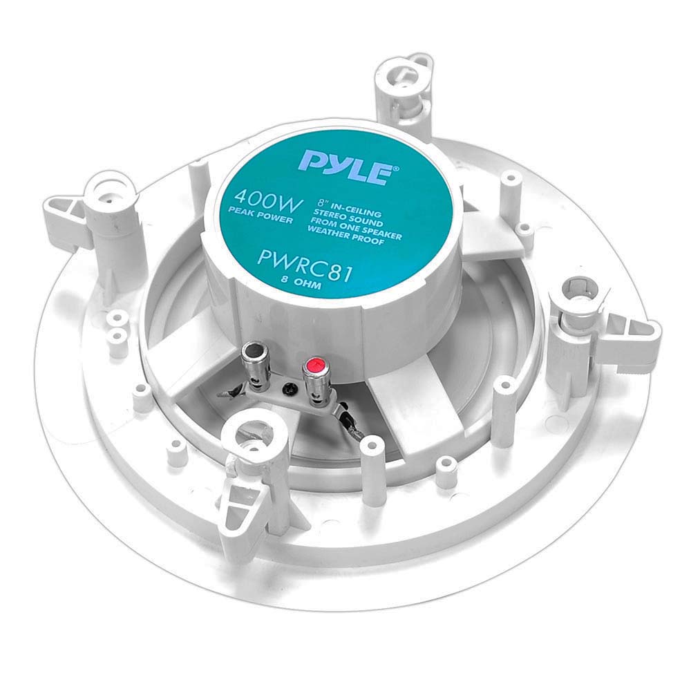 SPEAKER 8" IN CEILING PYLE HOME;WATERPROOF;400WATT;*PAIR* - Image 2