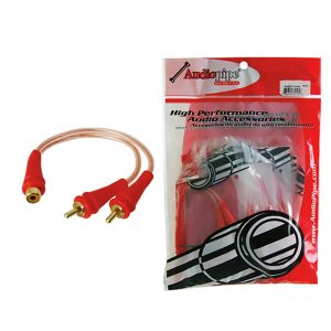 Audiopipe BIN-MASTER SERIES 1F/2M Y-Splitter RCA Cable