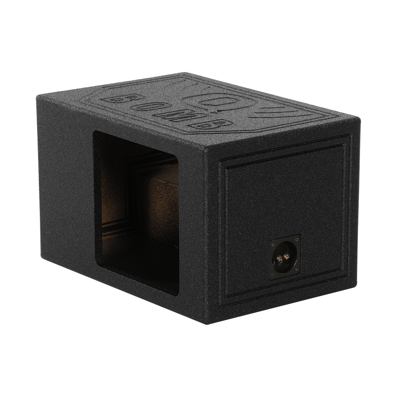Qpower Single 12" Bomb BoxSquare Ported Square Woofer opening - Image 2
