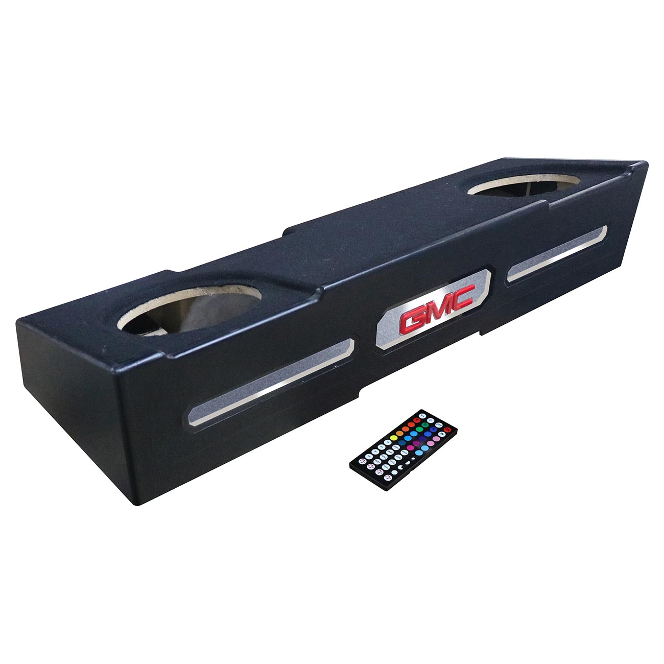 QPower QLUXE Dual 12″ Vented with RGB LED Illumination GMC 2019-2024 Crew Cab - Image 4