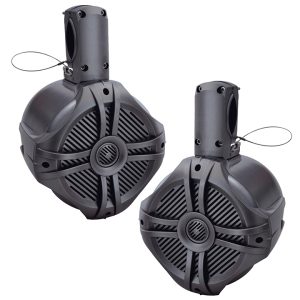 Power Acoustik Marine 6.5” 2-Way Wakeboard Speaker - Titanium (Pair)