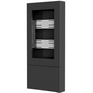 43" PORTRAIT FLOOR KIOSK  BLK