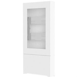 42" PORTRAIT FLOOR KIOSK WHT