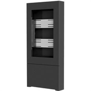 48" PORTRAIT FLOOR KIOSK BLK