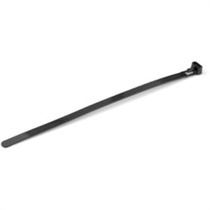 100 PK LG 8" BLK Zip Tie TAA