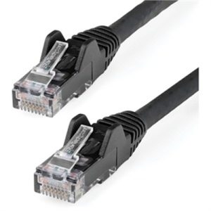 7' Black LSZH CAT6 ETH Cable