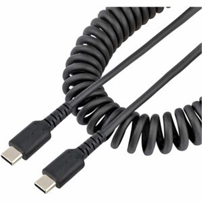 USB C Charging Cable Coiled