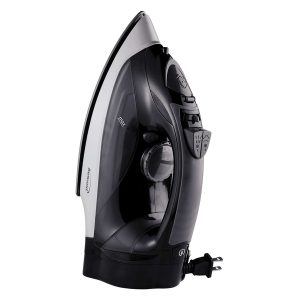 Brentwood MPI-59BK 1,200-Watt Nonstick Steam Iron with Retractable Cord (Black)