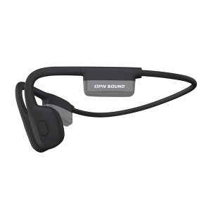 OPN Sound OS9000BL Mercato+ Bluetooth Open-Ear Neckband Headphones with Microphone, Black