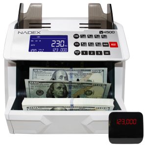 Nadex Coins NXTE-1971 V4500 Front-Loading Bill Counting Machine