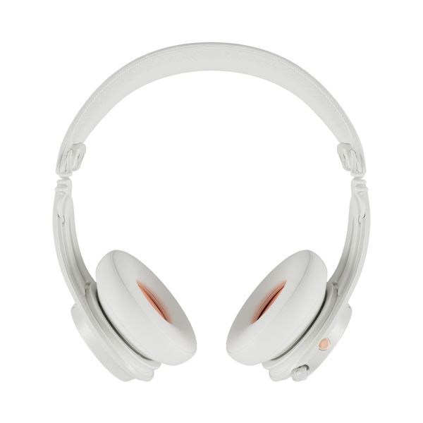 Skullcandy S5IOW-S951 Icon ANC Bluetooth On-Ear Headphones with Microphone (Bone/Orange Glow)