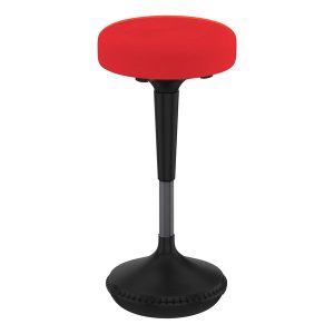 Uncaged Ergonomics WSF-r Wobble Stool Adjustable-Height Standing Desk and Balance Stool (Red)