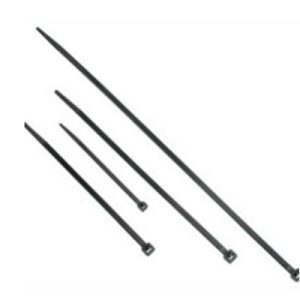 6in RELEASABLE CABLE TIES BLAC