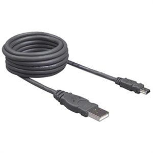 6' USB A Mini 5P B DSTP Cbl