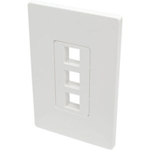 3 Port Wall Plate Keystone