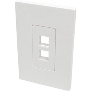 2 Port Wall Plate Keystone