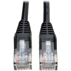 10' black, snagless, Cat5e