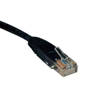 25' Cat5E Patch Cable Black