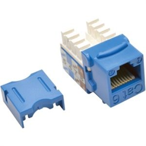 Blue Cat6 Cat5E Keystone Jack