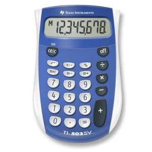 TI503SV Pocket Calculator