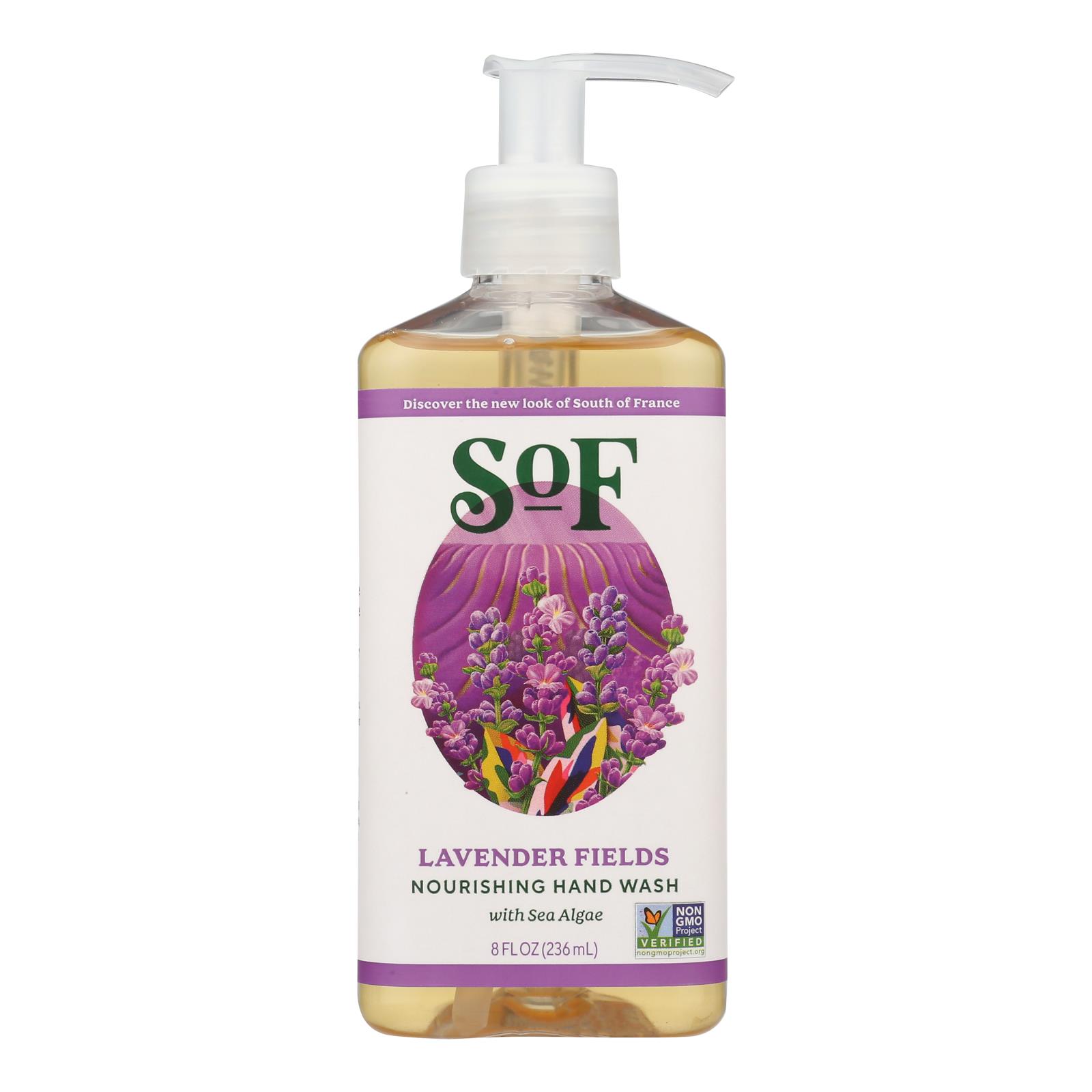 South Of France Hand Wash - Lavender Fields - 8 oz - 1 each