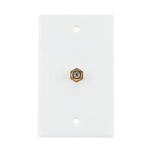 RCA VH61R1 Single Coaxial Flush-Mount Wall Plate