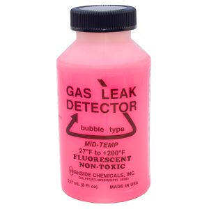 Highside Chemicals 23008 Mid-Temp Gas Leak Detector, 8-Oz. Jar with Dauber