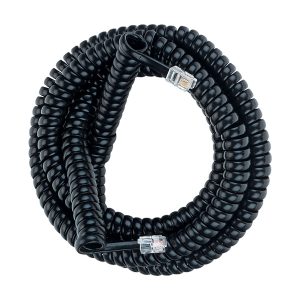 RCA TP282BLRV Standard Handset Coil Cord (25 Ft.; Black)
