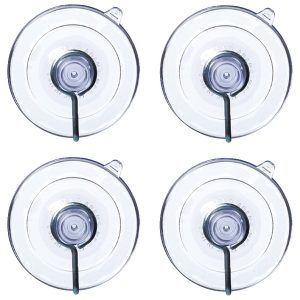 No Logo 7500-77-1043 Suction Cups with Hooks, 4 Pack