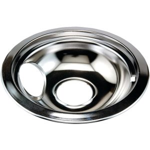 Stanco Metal Products 751-6 6-In. Chrome Replacement Drip Bowl for Most Whirlpool Ranges
