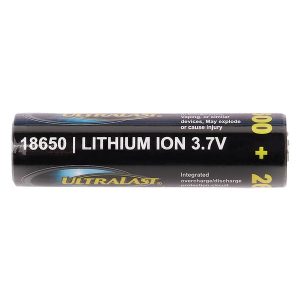 Ultralast UL1865-26-1P 2,600 mAh 18650 Retail Blister-Carded Rechargeable Battery (1 Pack)
