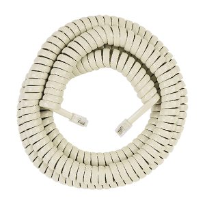 RCA TP282AR Standard Handset Coil Cord (25 Ft.; Almond)