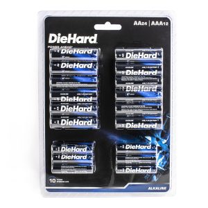 DieHard 41-1127 AA/AAA Alkaline Battery Pack (24AA/12AAA Combo Pack)