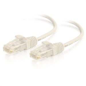 10ft Cat6A Snagless shield Wh