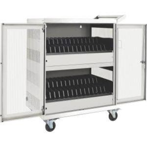 32 Port AC Charging Cart White
